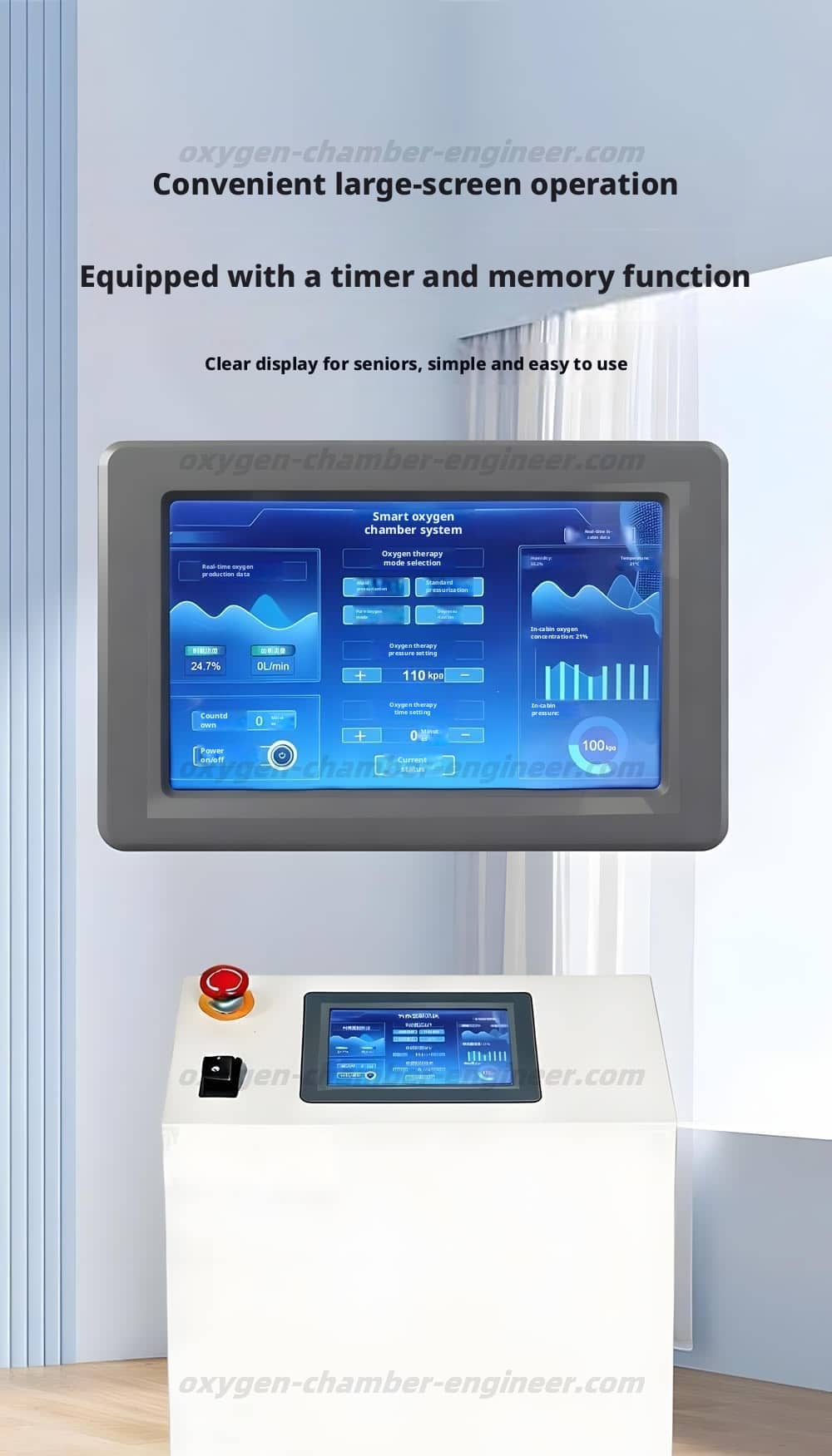 Single person micro hyperbaric oxygen chamber