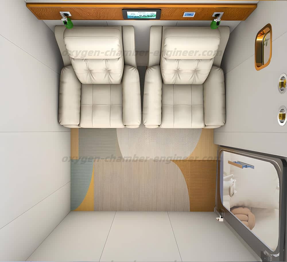 Cabine d'oxygène micro haute pression pour 4 personnes