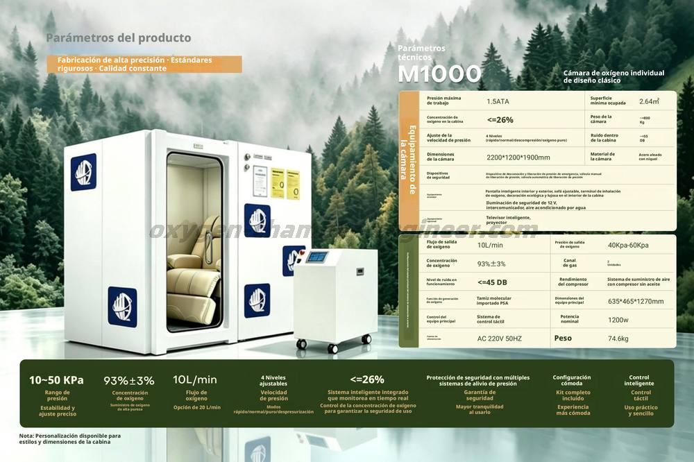 M1000 Classic individual hardware micro hyperox Cabin