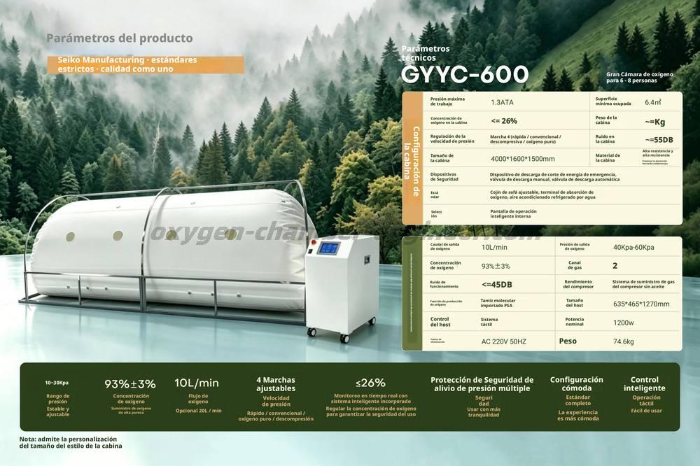 Gyyc - 600 carpa súper grande software micro cámara hiperbárica